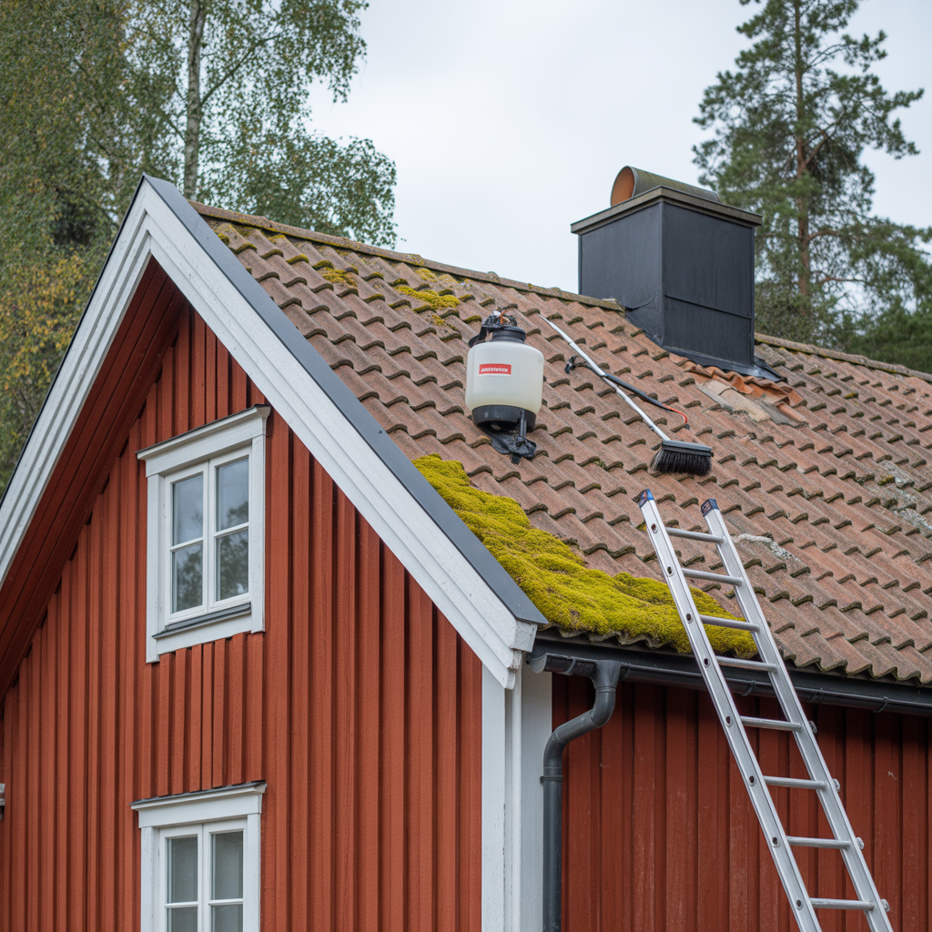mossa pa taket sakra metoder och nar du bor rengora